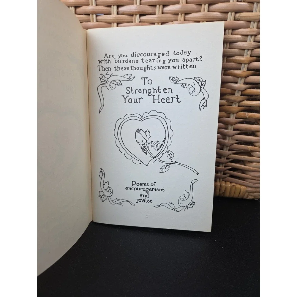 Poems Of Encouragement And Praise Pattie Tucker Cockerham Yadkinville NC Booklet